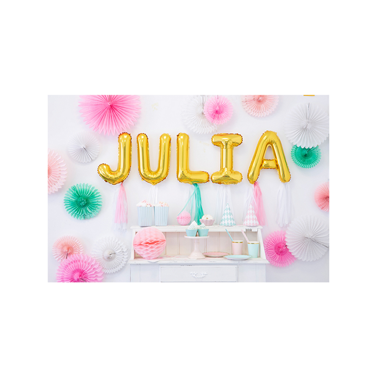 1 ballon XS - Letter A - Goud