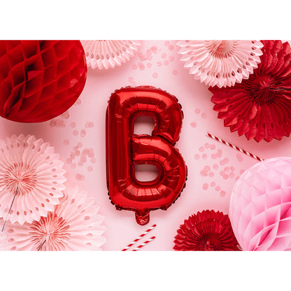 1 Ballon XS - Letter B - Rood