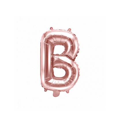 1 Ballon XS - Letter B - Roségoud