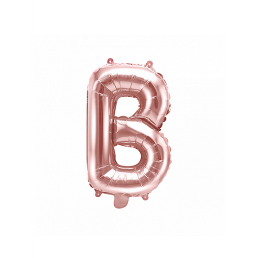 1 Ballon XS - Letter B - Roségoud