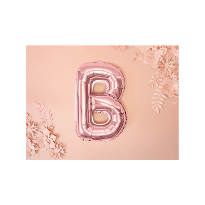 1 Ballon XS - Letter B - Roségoud