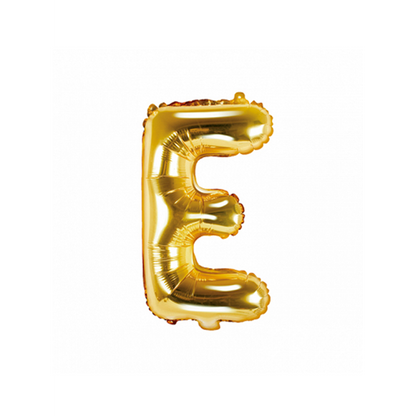 1 ballon XS - Letter E - Goud