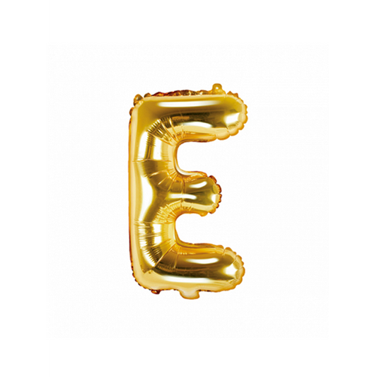1 ballon XS - Letter E - Goud
