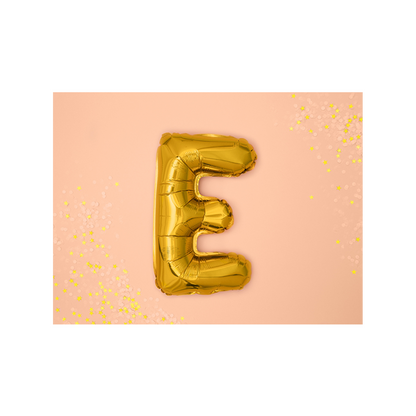 1 ballon XS - Letter E - Goud