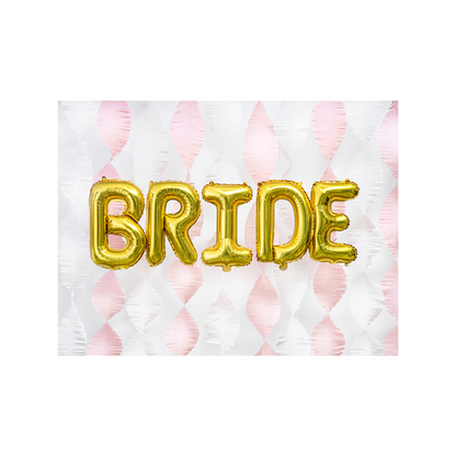 1 ballon XS - Letter E - Goud