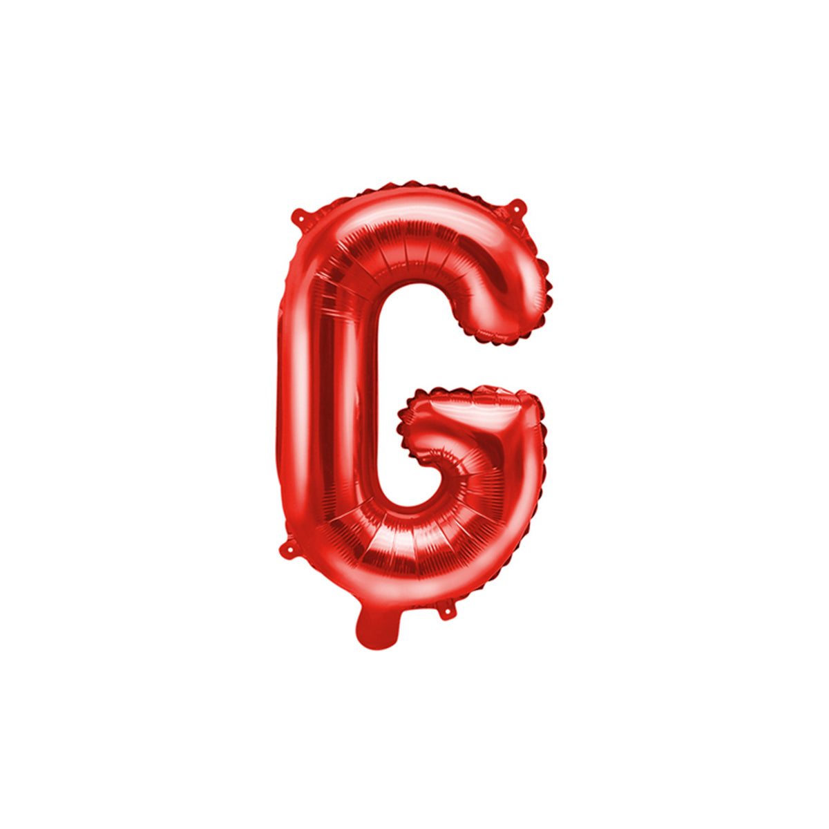 1 Ballon XS - Letter G - Rood