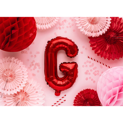 1 Ballon XS - Letter G - Rood