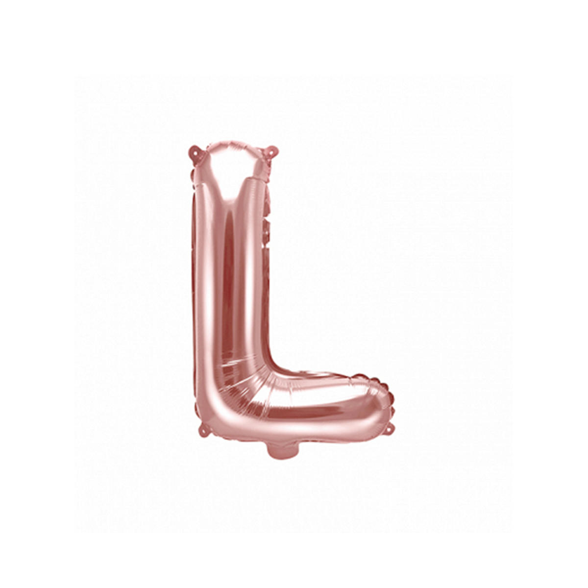 1 Ballon XS - Letter L - Rosegoud