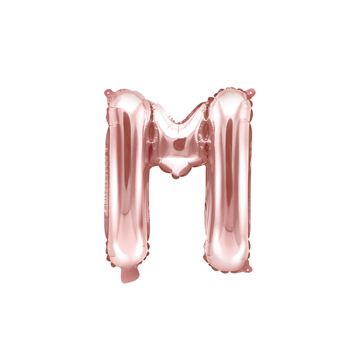 1 Ballon XS - Letter M - Roségoud
