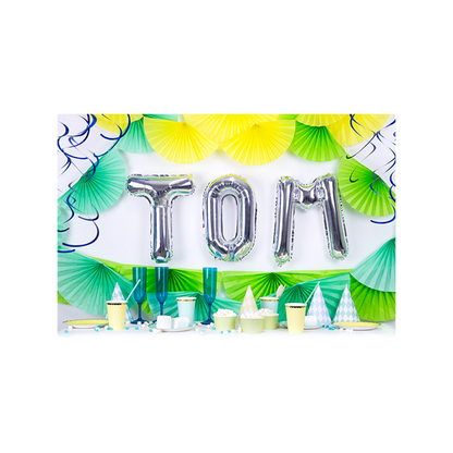 1 Ballon XS - Letter O - Zilver