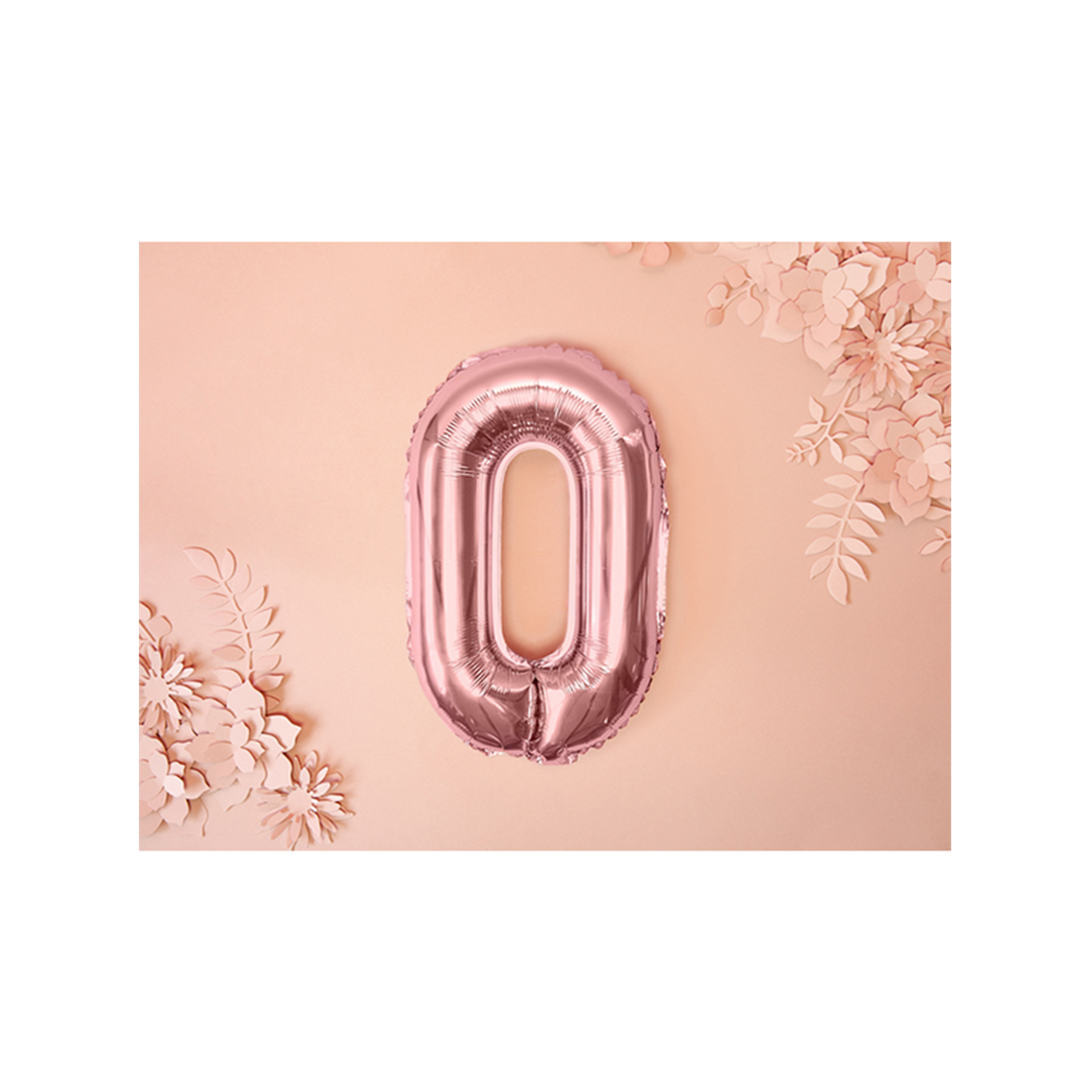 1 Ballon XS - Letter O - Roségoud
