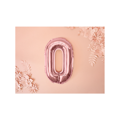 1 Ballon XS - Letter O - Roségoud