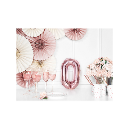 1 Ballon XS - Letter O - Roségoud
