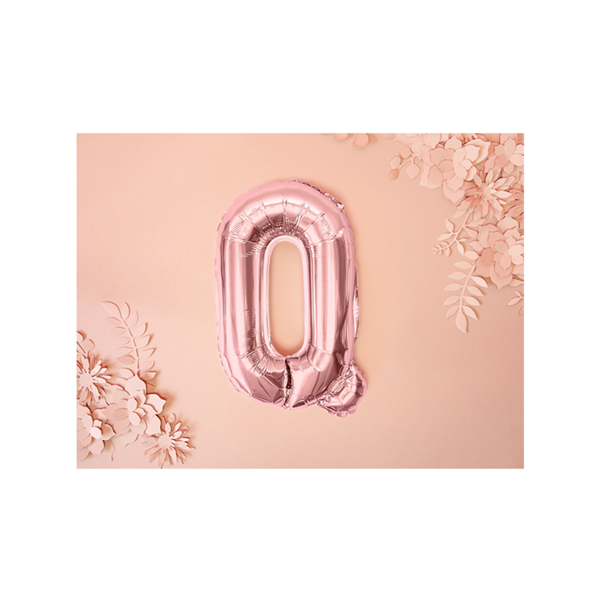 1 Ballon XS - Letter Q - RoseGoud