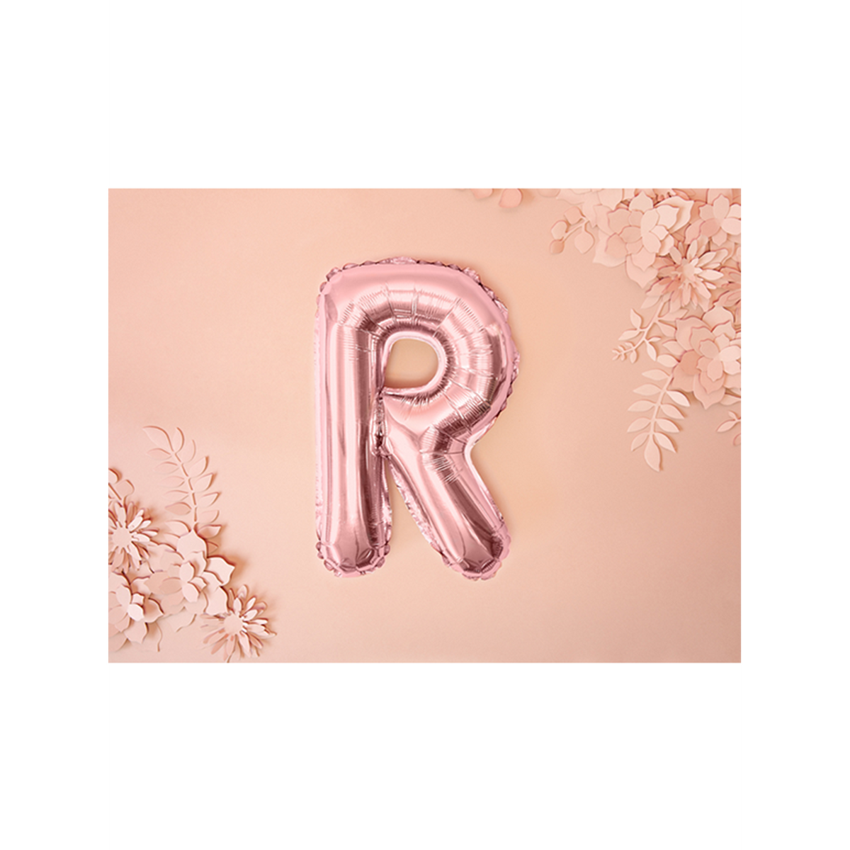 1 Ballon XS - Letter R - Roségoud