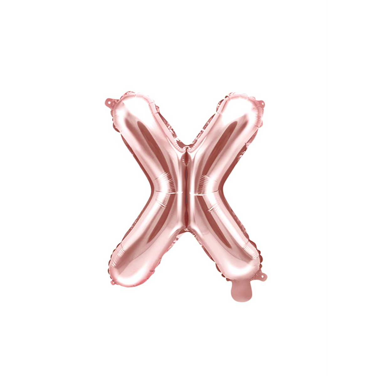 1 Ballon XS - Letter X - Roségoud