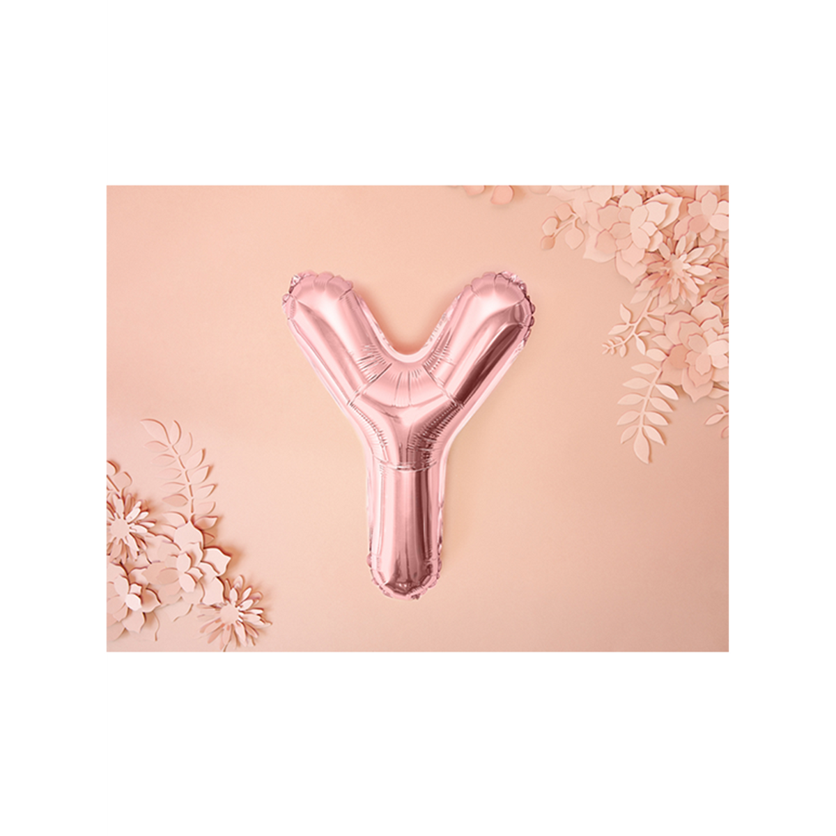 1 ballon XS - letter Y - roségoud