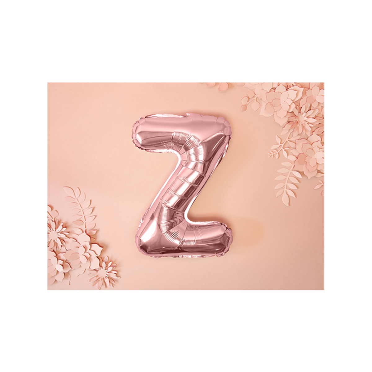 1 Ballon XS - Letter Z - Rosegoud