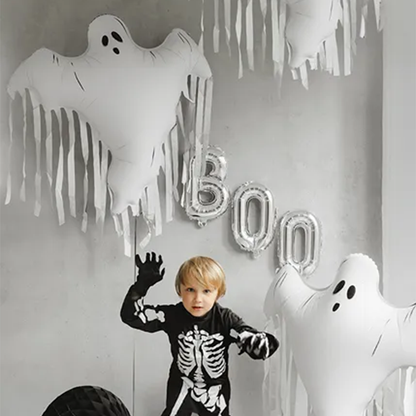 1 ballon - spook met franjes