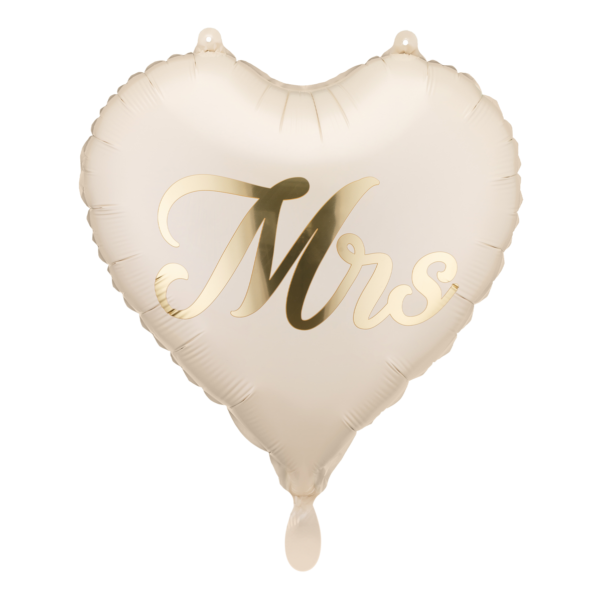 2 ballonnen - MR en MRS - Crème