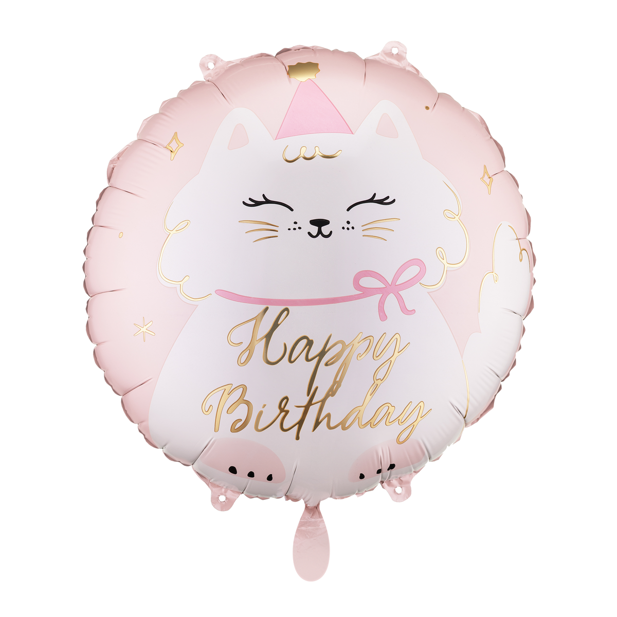 1 Ballon - Roze katje