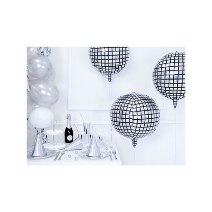 1 bolvormige folieballon - Disco