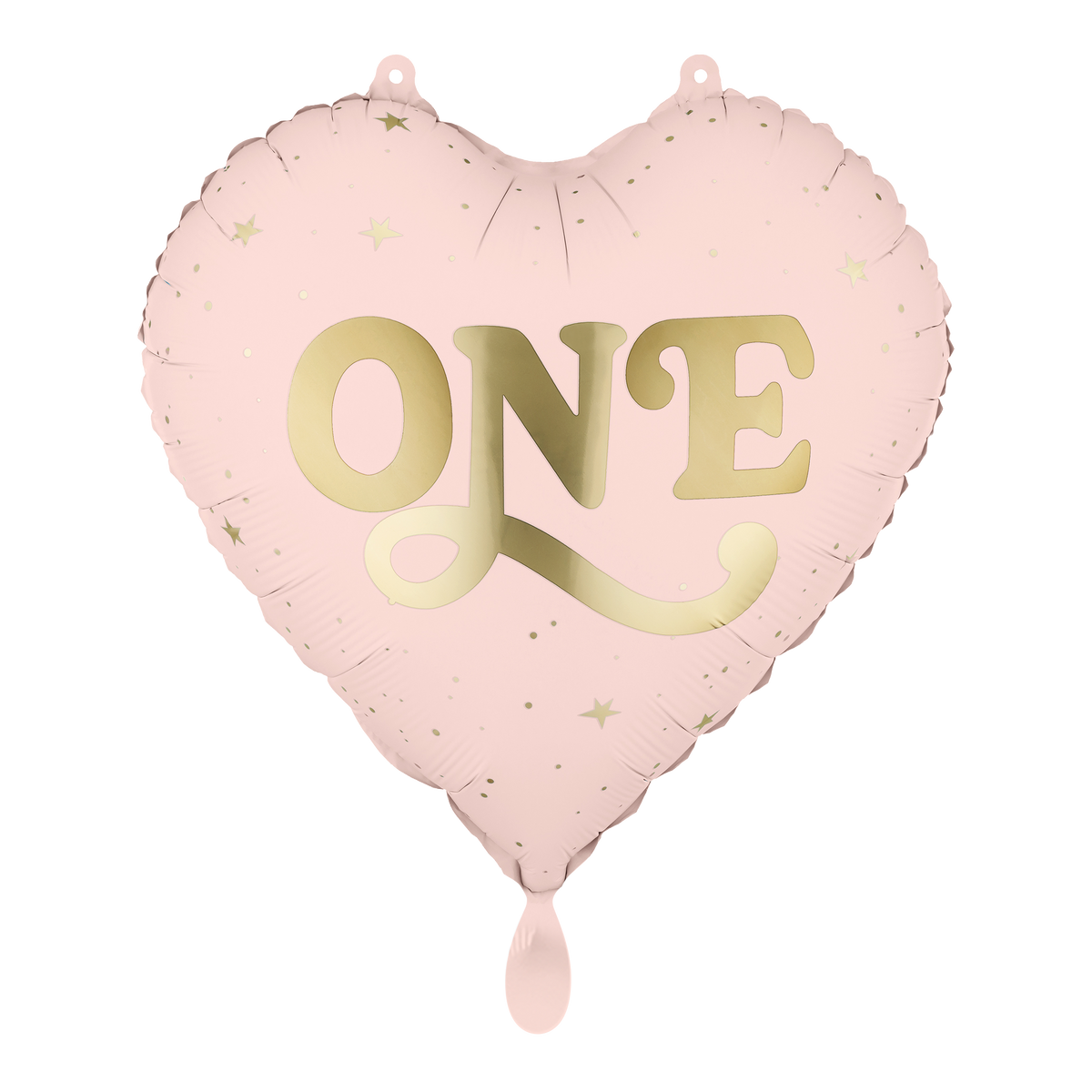 1 ballon - EEN - Lichtroze