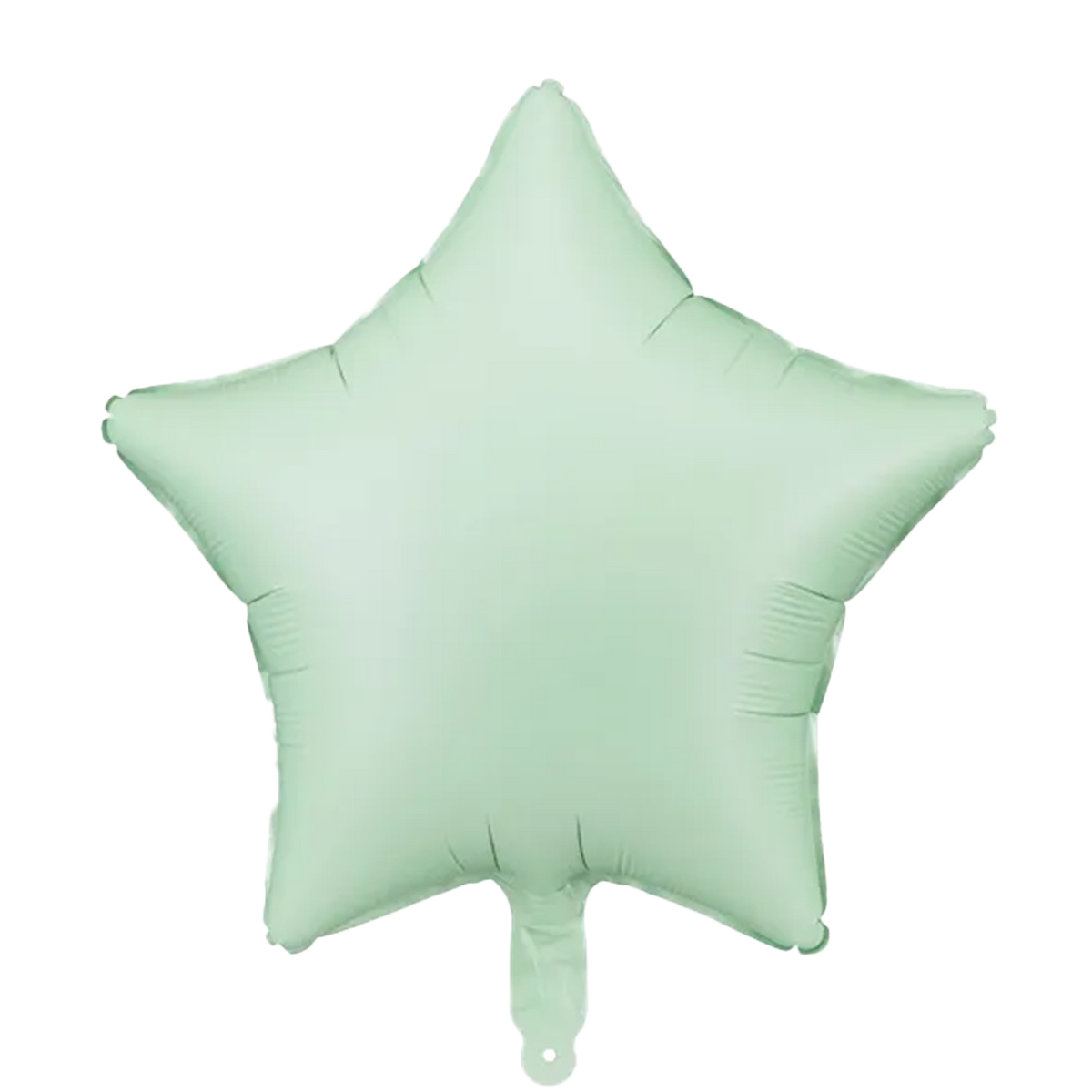 1 Ballon - Ster - Satijn - Groen