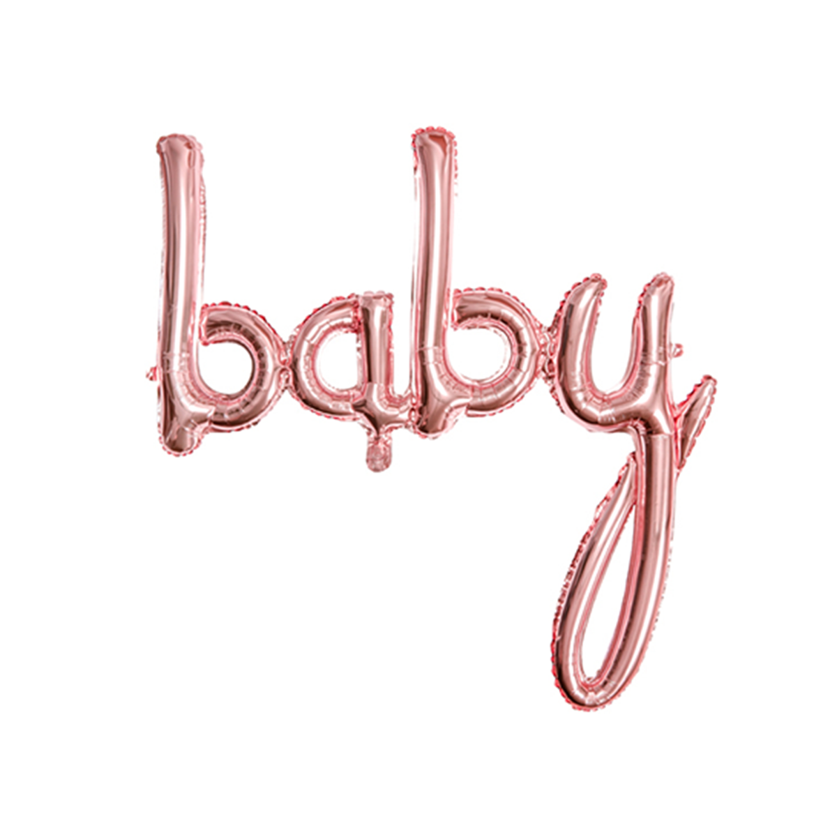 1 Ballon - Opdruk - Baby - Roségoud