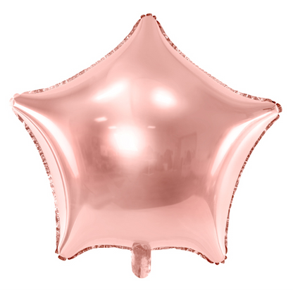 1 Ballon XXL - Ster - Roségoud