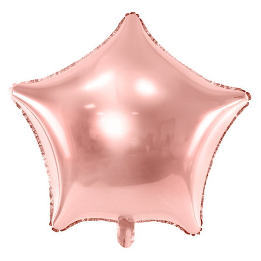 1 Ballon XXL - Ster - Roségoud