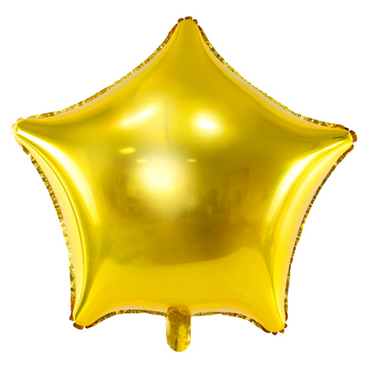 1 Ballon XXL - Ster - Goud