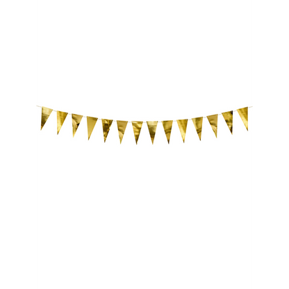 1 vlaggenlijn - 2,15m - Goud