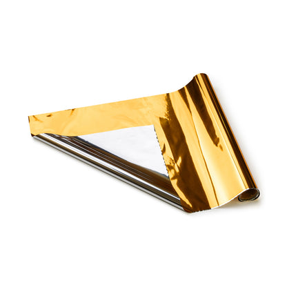 1 decoratiefolie - 25m - goud-zilver
