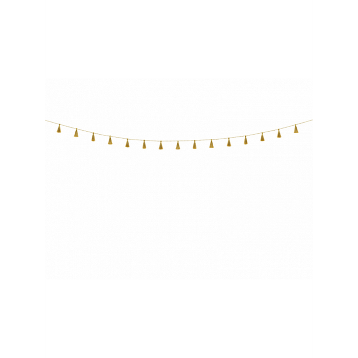 1 Kwastjesslinger - 1,9m - Modern Goud