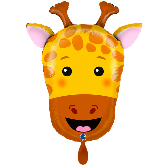 1 Ballon XXL - Giraffenhoofd