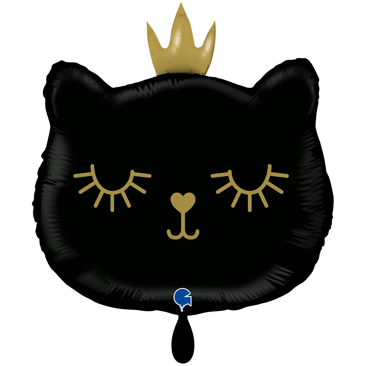 1 Ballon XXL - Kat Prinses - Zwart