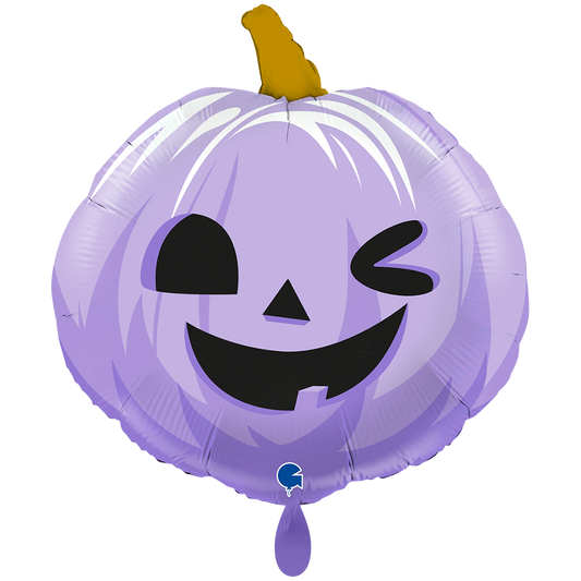1 Ballon XXL - Funny Pumpkin Lilac
