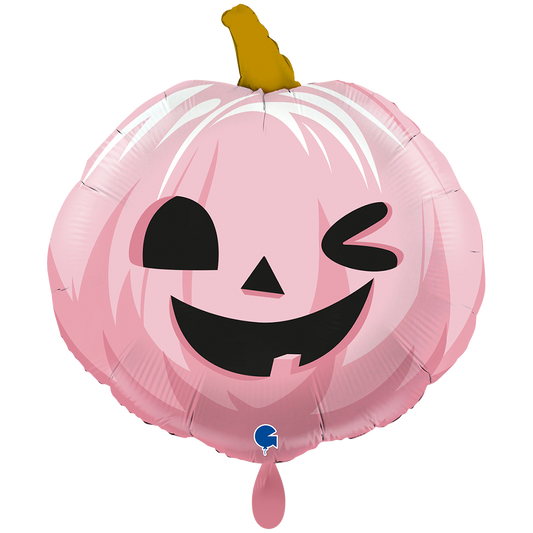 1 Ballon XXL - Funny Pumpkin Pink