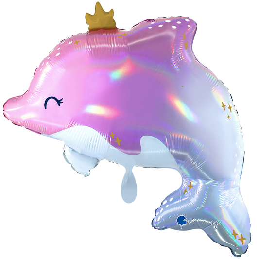 1 Ballon XXL - Glowy Dolphin