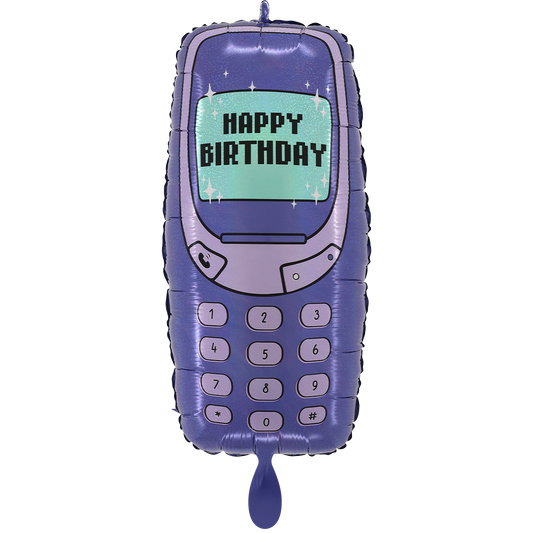1 Ballon XXL - Jaren 00 Verjaardag Telefoon