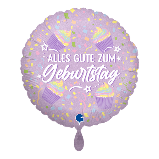 1 Ballon - Pastel Verjaardag