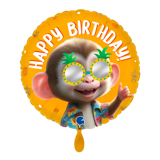 1 ballon - Cool Monkey verjaardag
