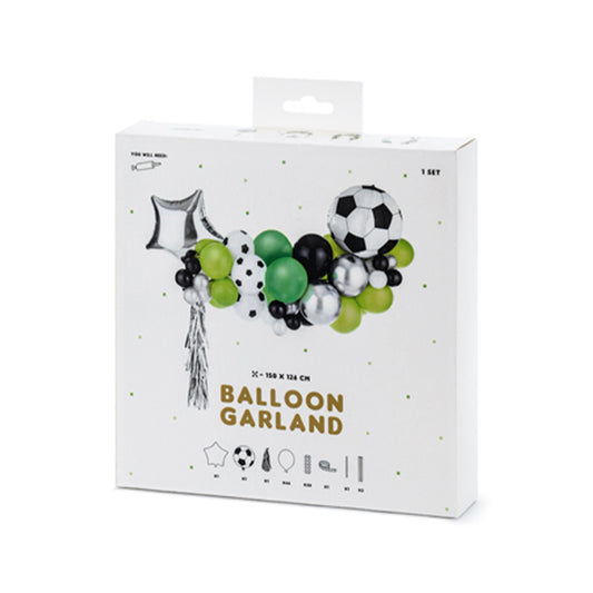 1 ballonset - ballonslinger - voetbal