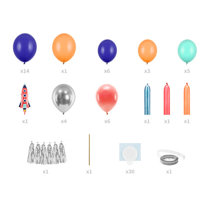 1 Ballonset - Ballonslinger - Raket