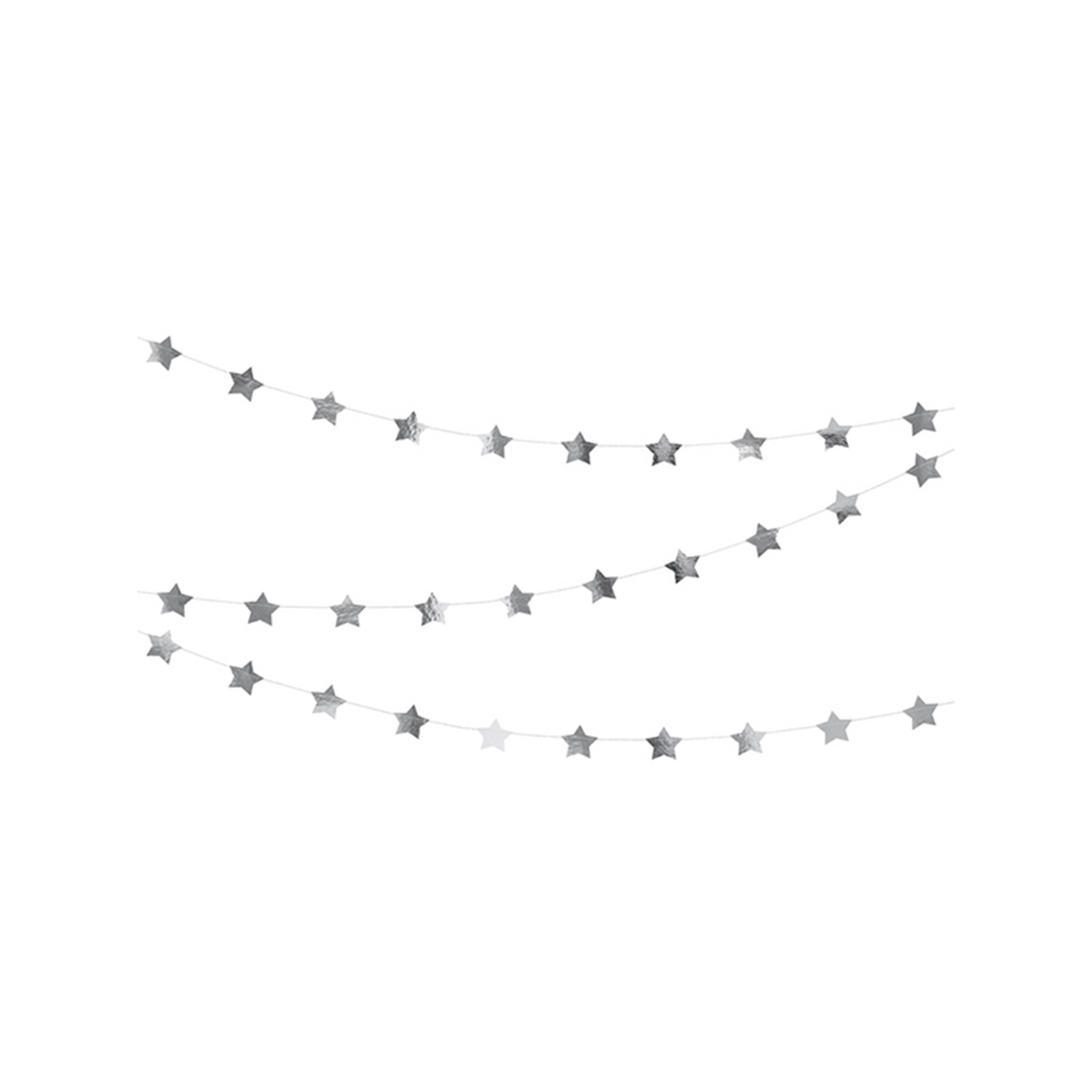 1 sterrenslinger - 3,6 m - zilver