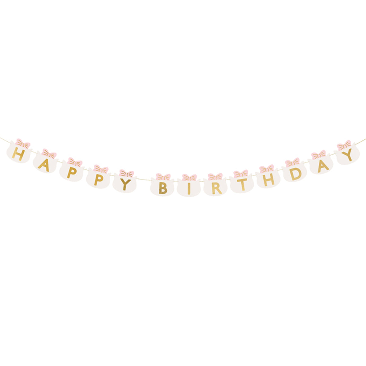 1 Slingergirlande - Happy Birthday Paarden