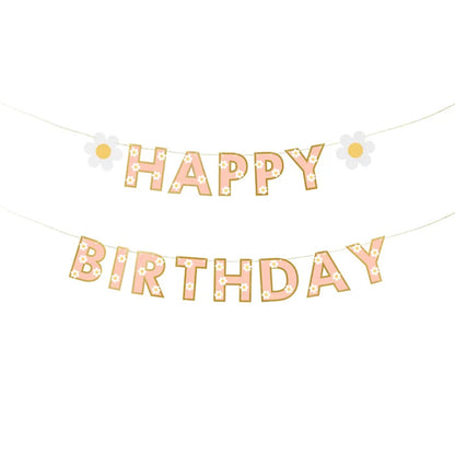 1 Ban slingers - Happy Birthday Bloemen