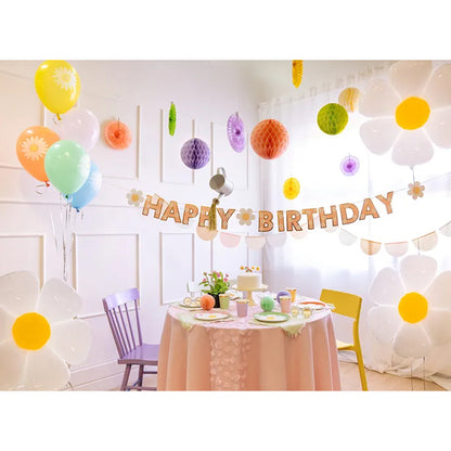 1 Ban slingers - Happy Birthday Bloemen