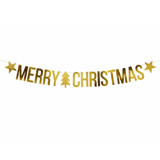 1 Feestelijke slinger - Merry Christmas